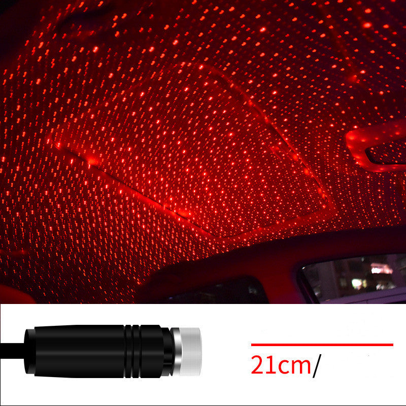 Car Star Light Projector USB LED Interior Lamp