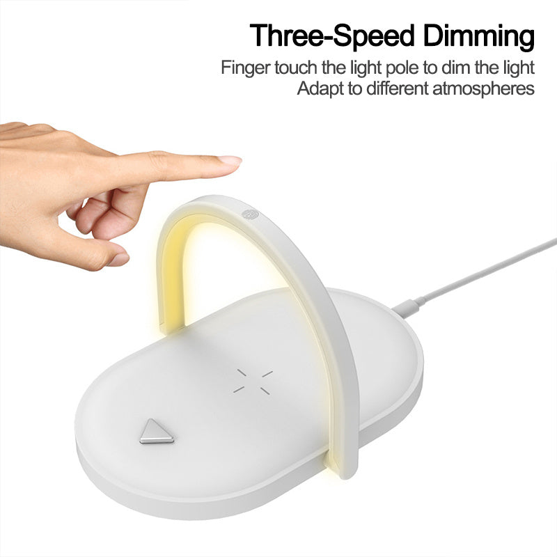 3 in 1 Wireless Charger with Night Light 15W