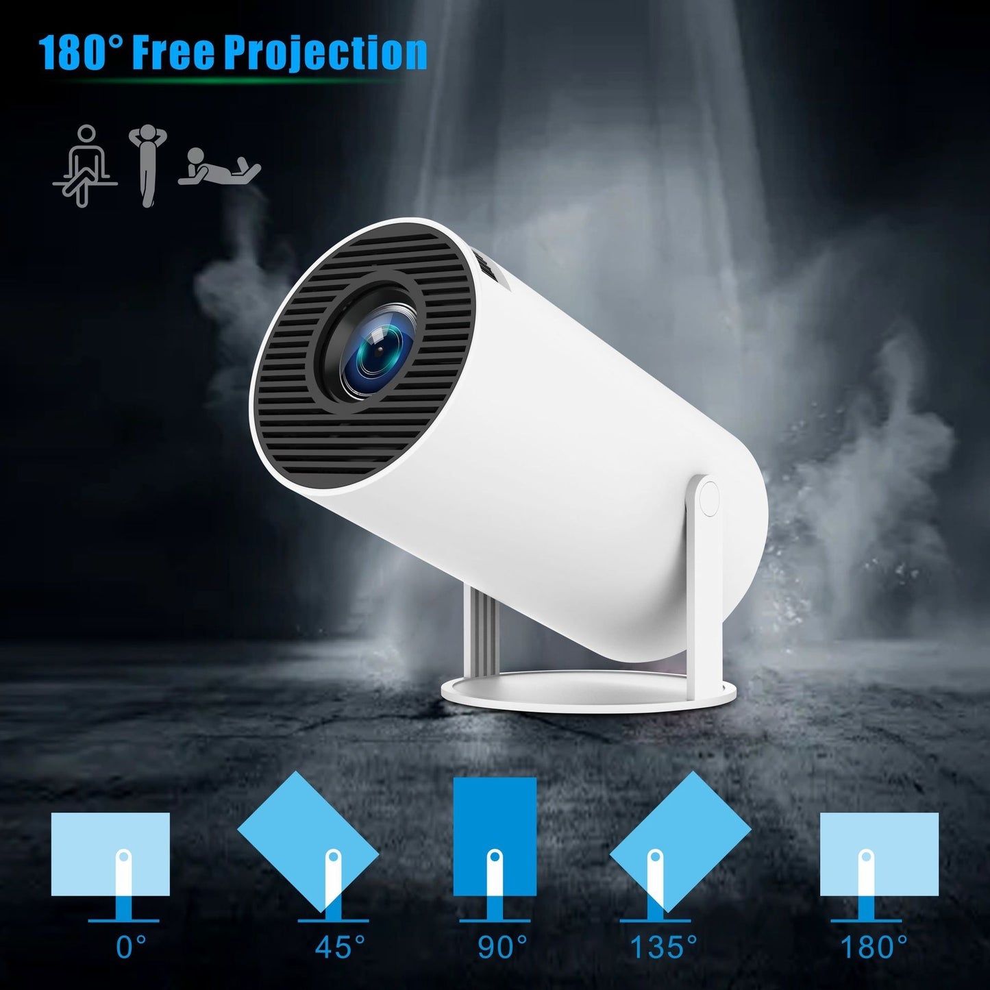 HY300 Pro Projector Home Theater Entertainment Projector