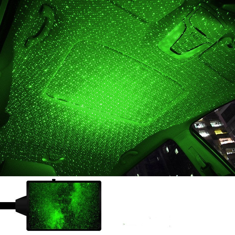 Car Star Light Projector USB LED Interior Lamp