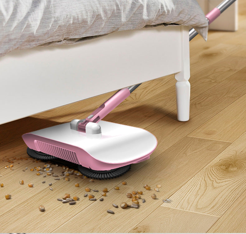Floor Sweeper 3-in-1 Broom Dustpan Mop Cleaner