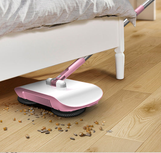 Floor Sweeper 3-in-1 Broom Dustpan Mop Cleaner