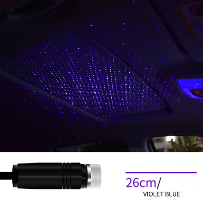 Car Star Light Projector USB LED Interior Lamp