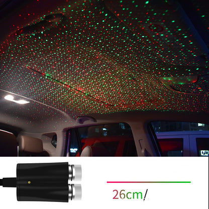 Car Star Light Projector USB LED Interior Lamp