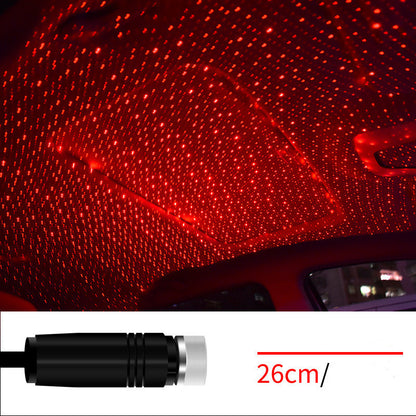 Car Star Light Projector USB LED Interior Lamp